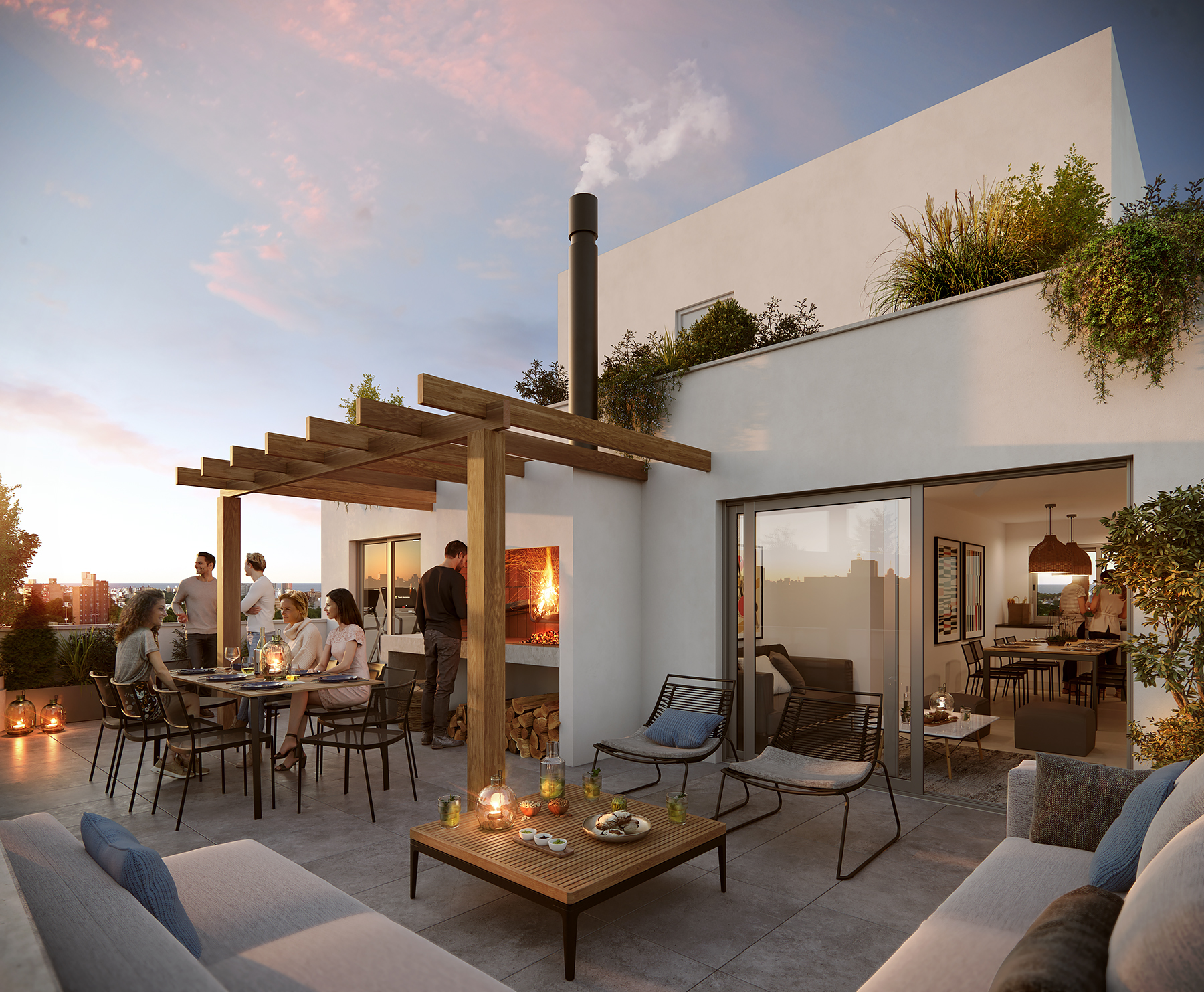 Venta apartamento 2 dormitorios cocina definida 80 mts2 Parque Batlle Ombú Italia – pohled 5