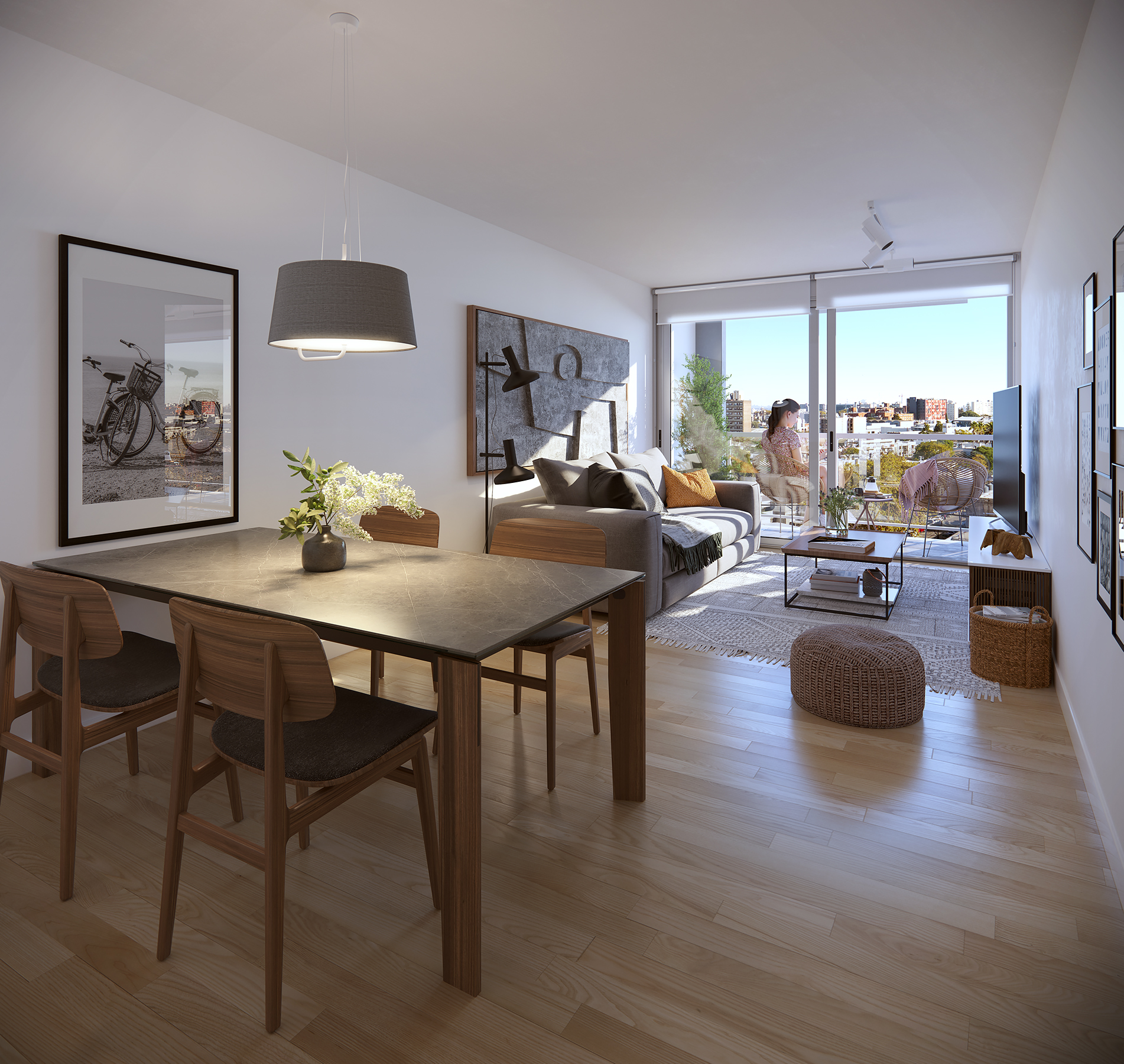 Venta apartamento 2 dormitorios cocina definida 80 mts2 Parque Batlle Ombú Italia – pohled 6