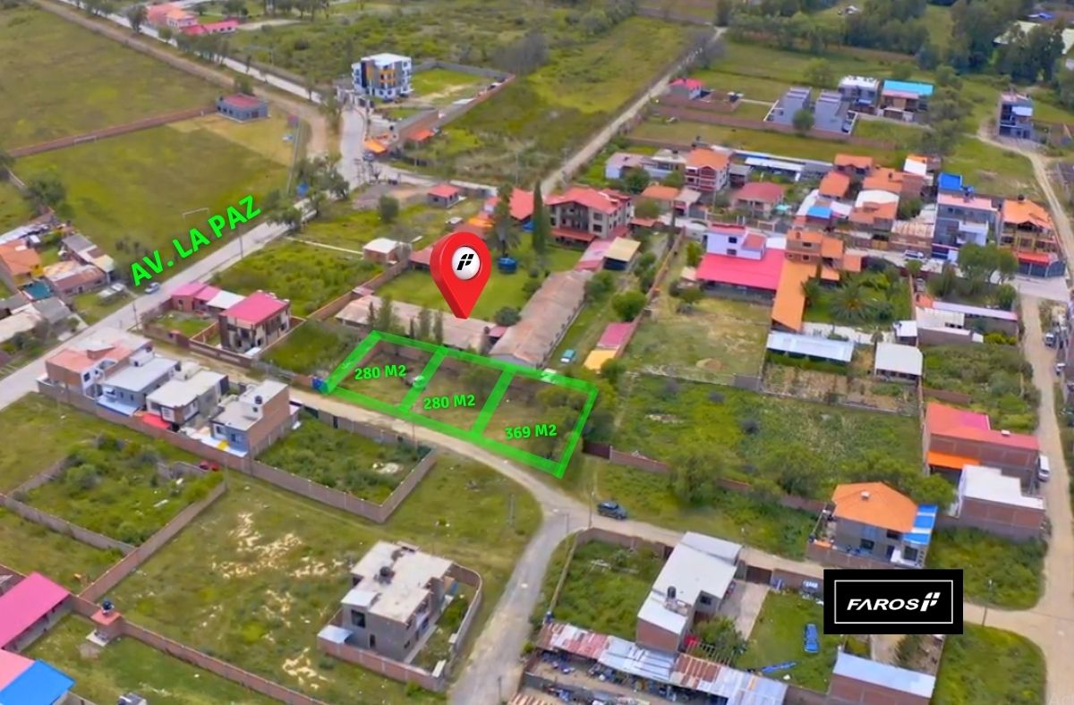 Tres Hermosos Terrenos  De Futuro Residencial   Colcapirhua Km 9 A Quillacollo