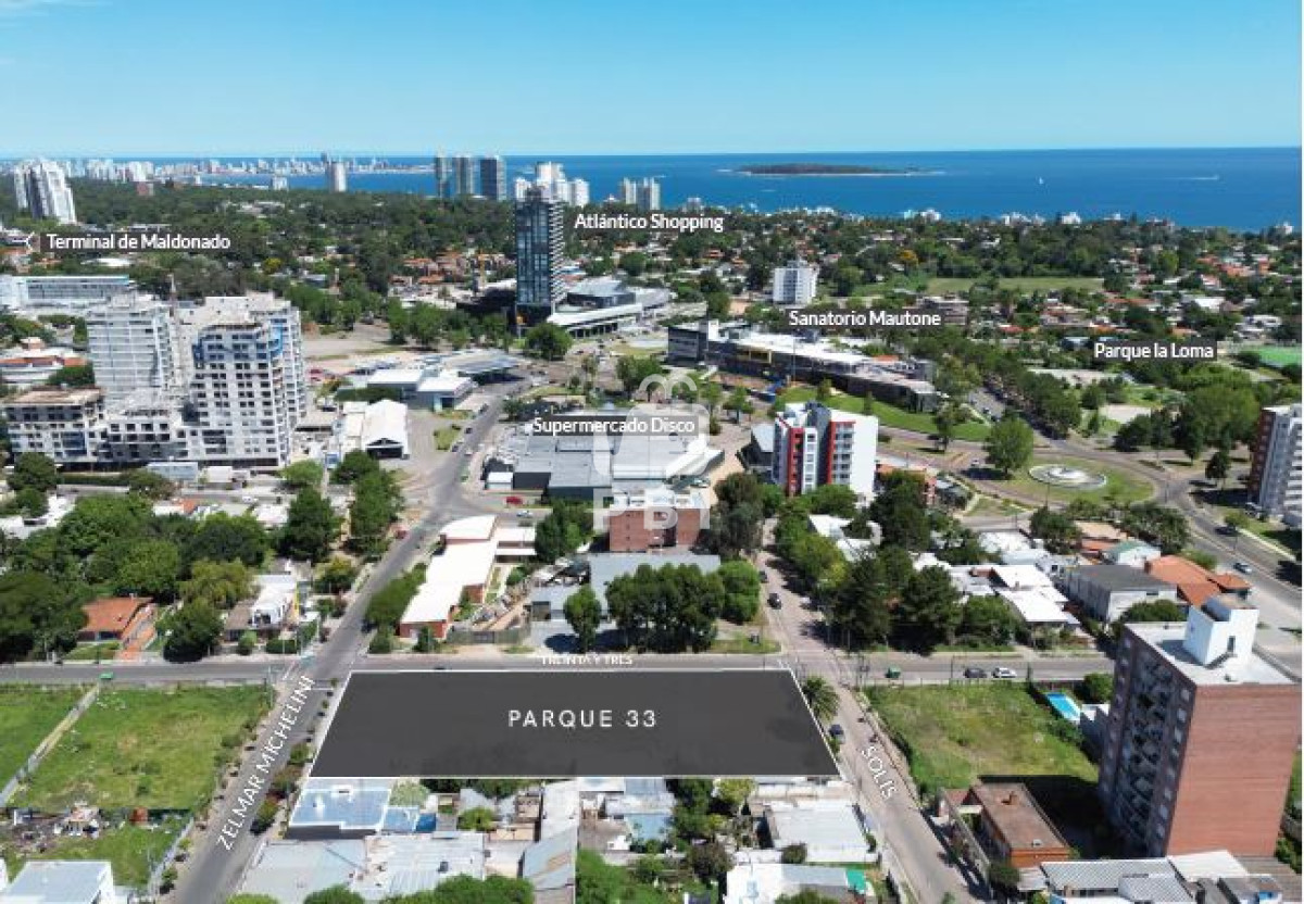 Apartamento en venta 2 dormitorios en el Centro de Maldonado  - Parque 33 - Ref : PBI14632 - Widok 4