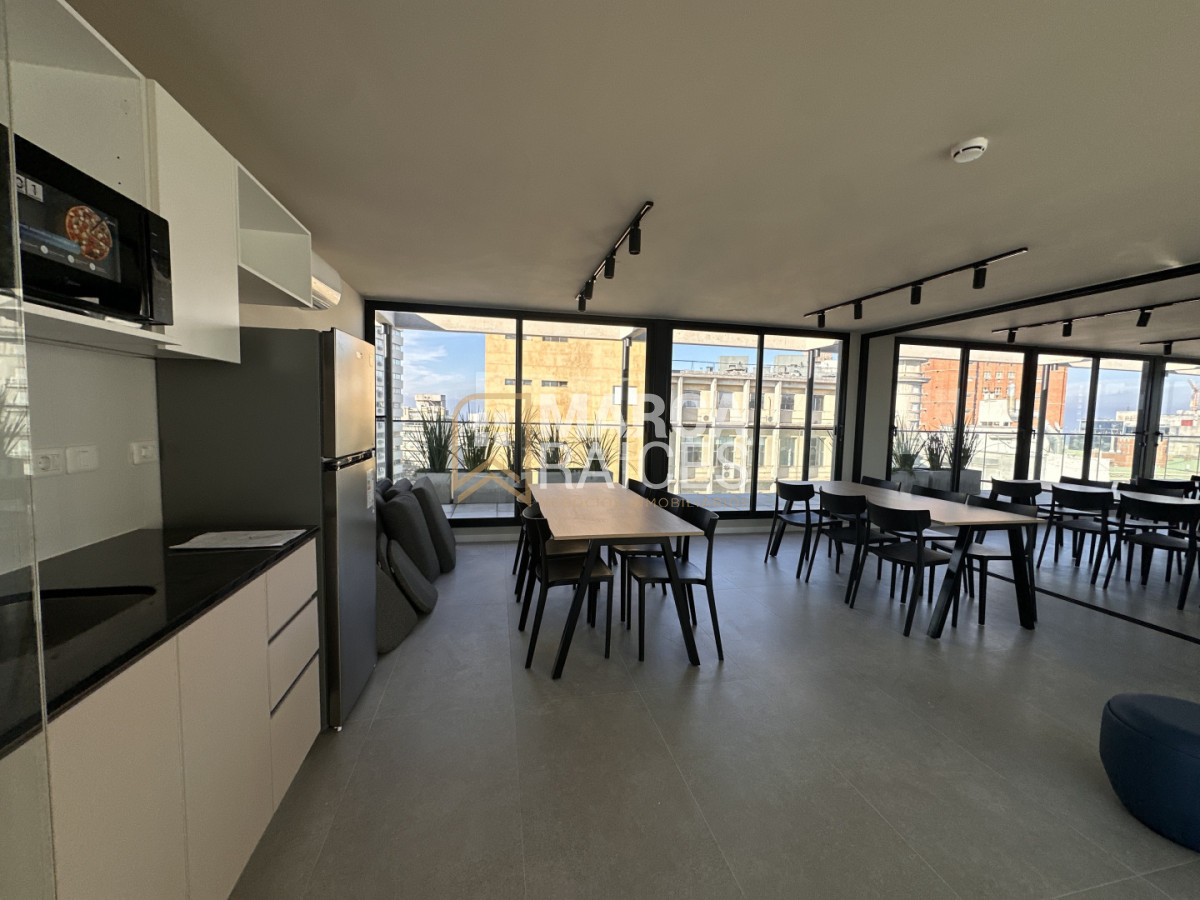 Venta Apartamento 1 Dormitorio a estrenar piso alto con amenities Centro Montevideo - Vista 3