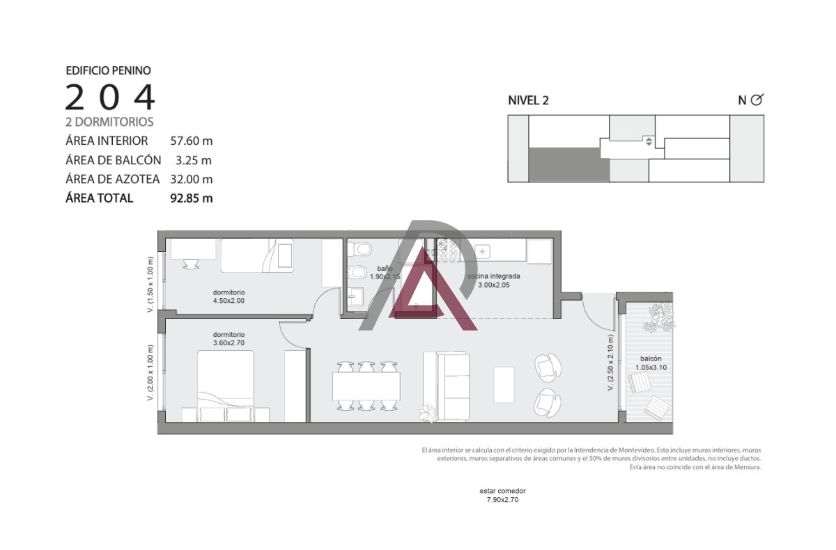 VENTA en POZO-APARTAMENTO 2 Dor.-UNION-Últ.Unidades!! - Ansicht 5