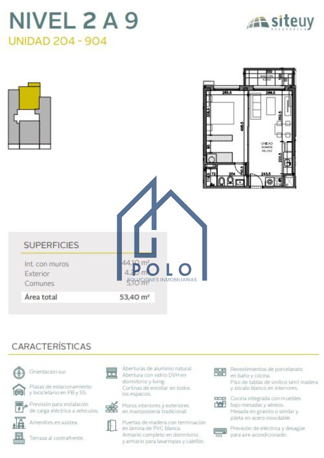 Venta Apartamento 1 dormitorio Cordon a estrenar! - Ansicht 2
