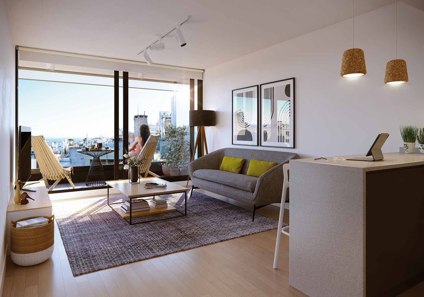 Apartamentos en Tres Cruces - Aanzicht 4