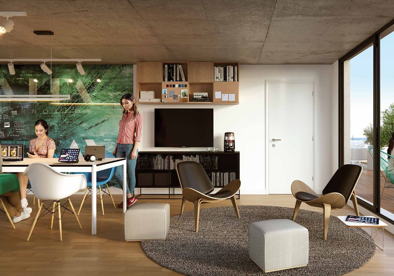 Apartamentos en Tres Cruces - Aanzicht 3