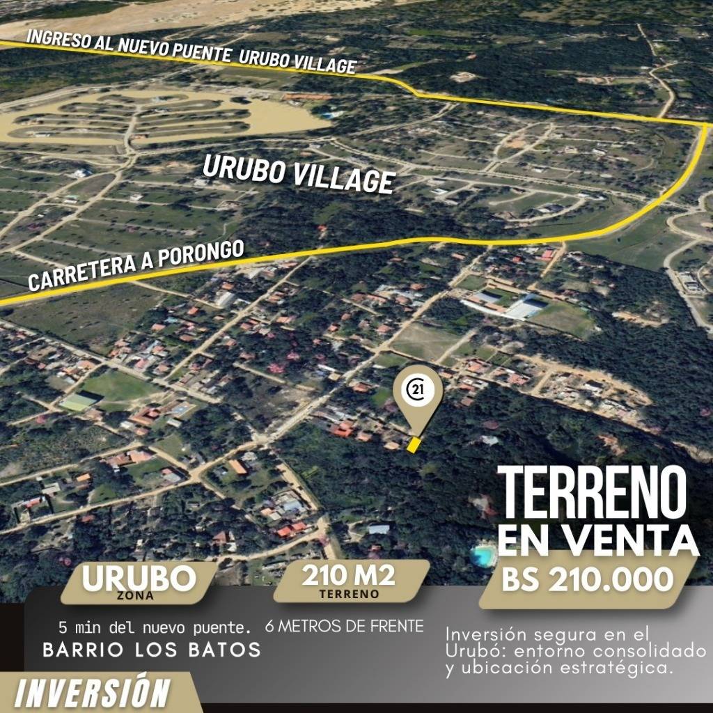 Terreno En Venta - Zona Urubó