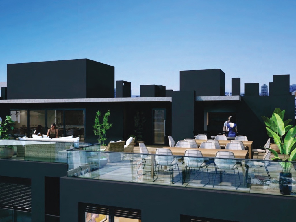 Venta Apartamentos Ambientes y 1 dormitorio en Pocitos sobre Luis P. Ponce, con full Amenities Piscina, Barbacoa, otros. - Ansicht 3