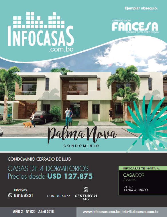 Revista InfoCasas, Número 20, Abril 2018