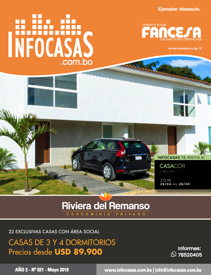Revista InfoCasas, Número 21, Mayo 2018