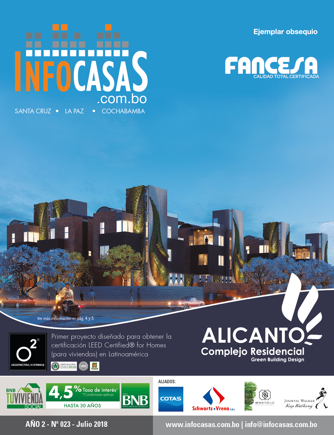 Revista InfoCasas, Número 23, Julio 2018