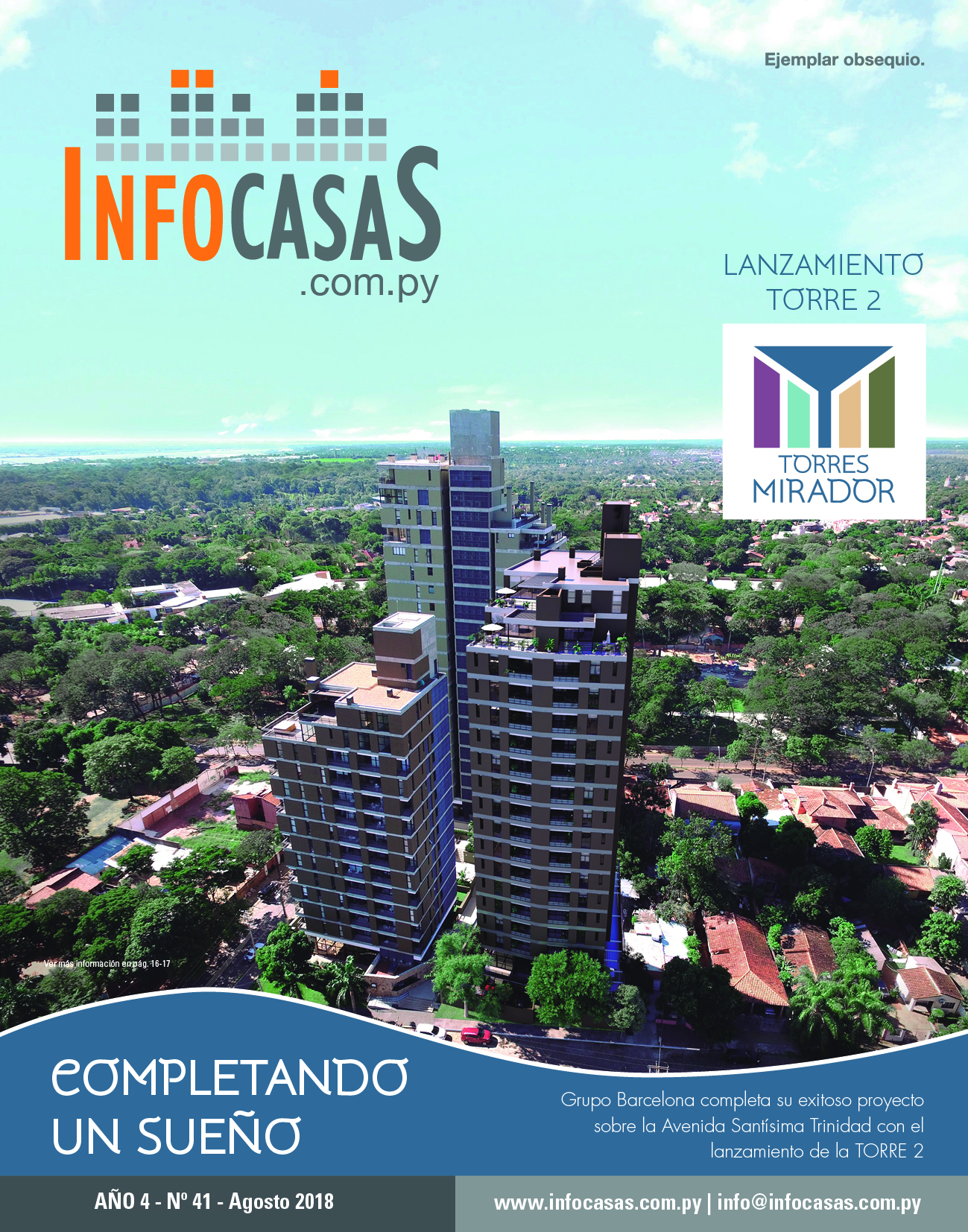 Revista InfoCasas, Número 41, Agosto 2018