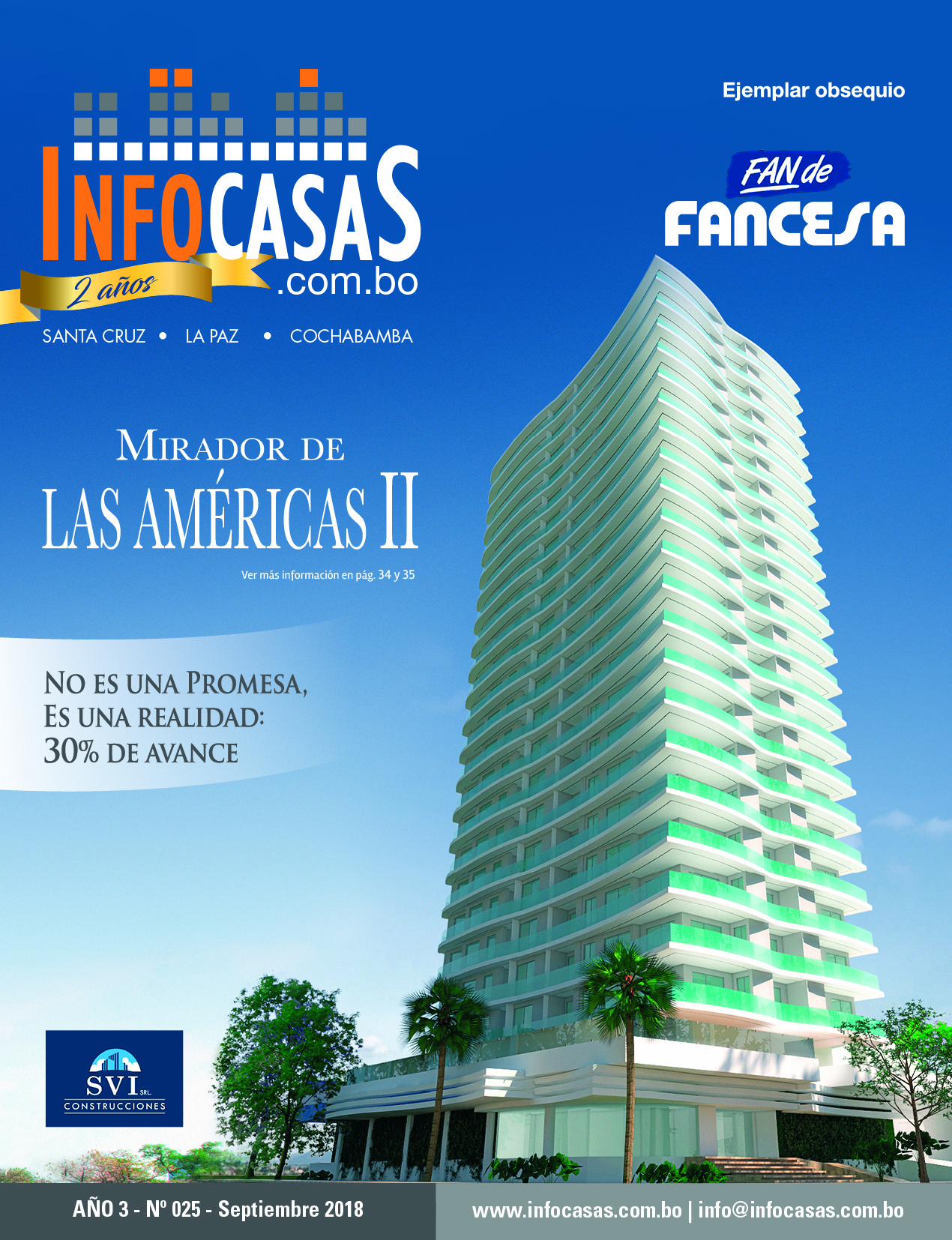 Revista InfoCasas, Número 25, Septiembre 2018