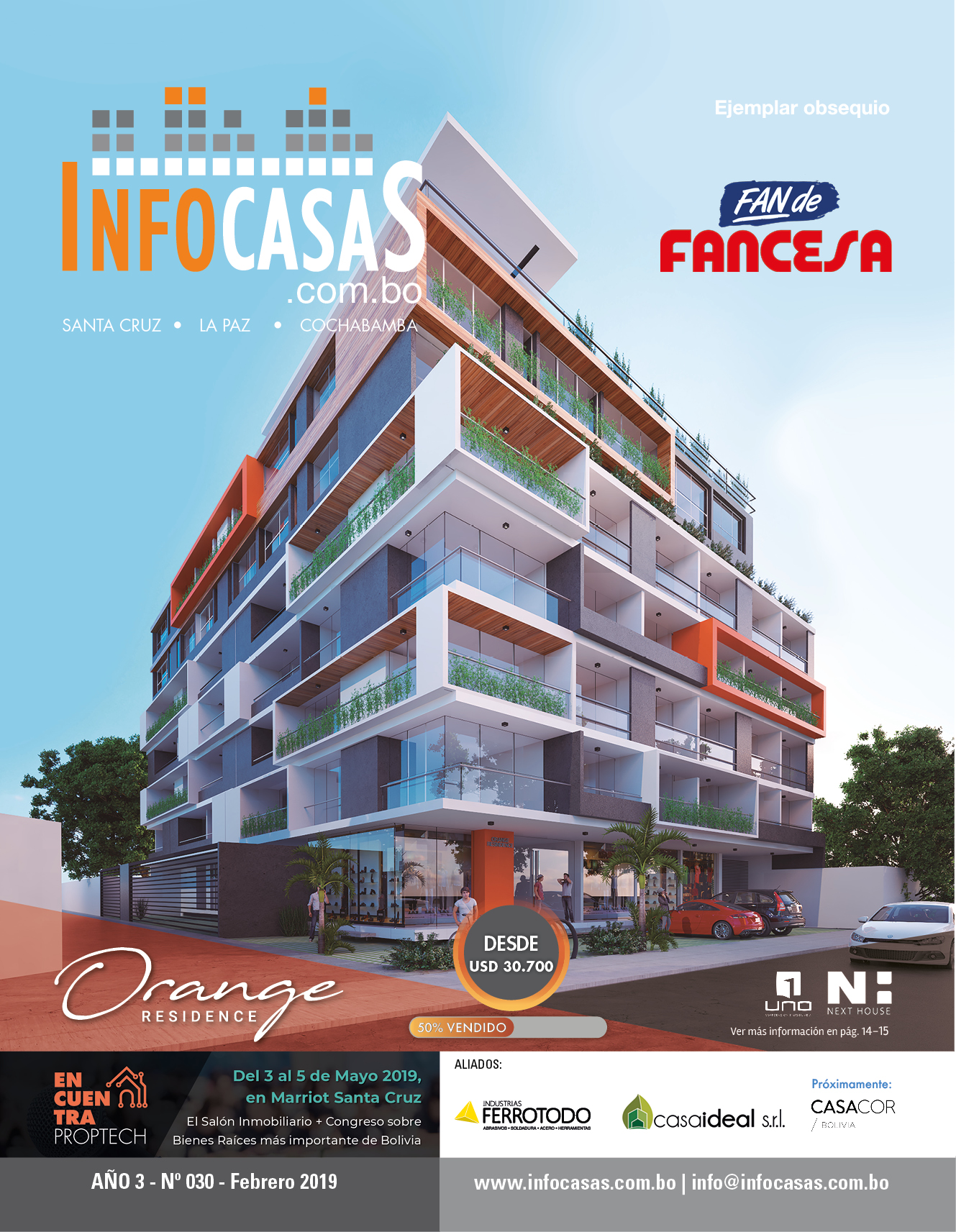 Revista InfoCasas, Número 30, Febrero 2019