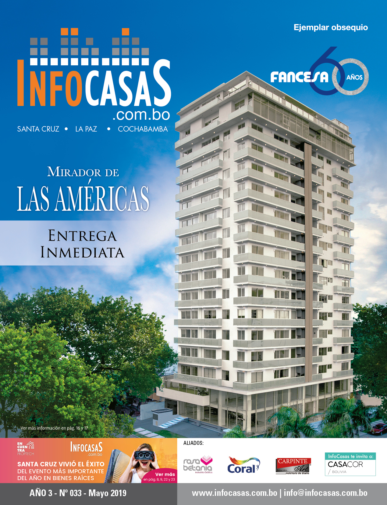 Revista InfoCasas, Número 33, Mayo 2019