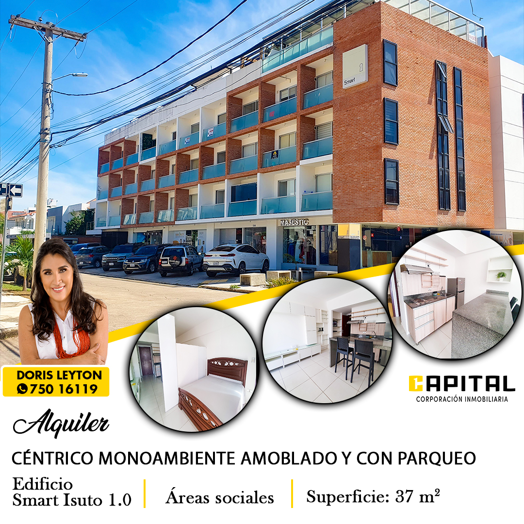 Smart Studio Isuto 2.0 - Alquilo Monoambiente Amoblado Y Equipado
