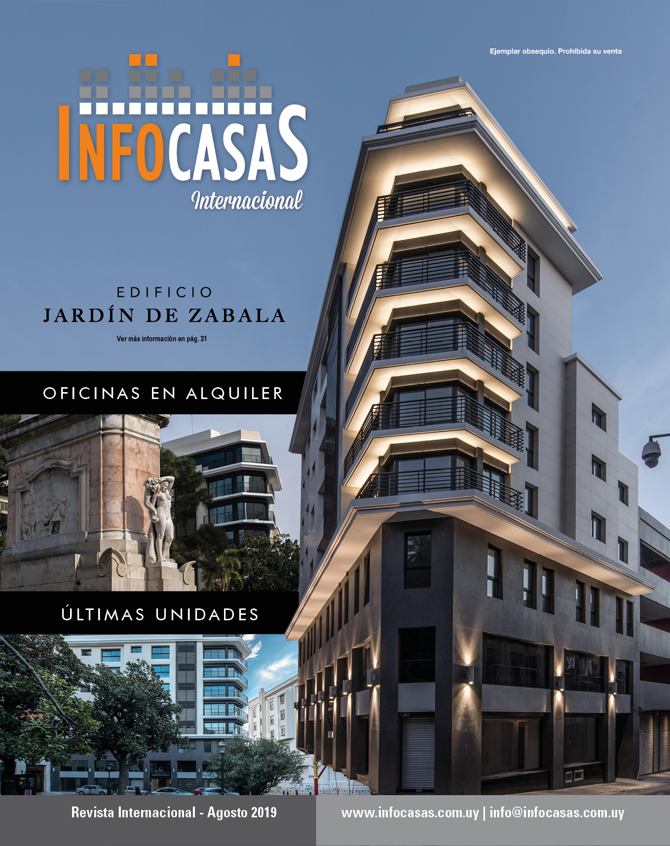 Revista, InfoCasas Internacional, Agosto 2019