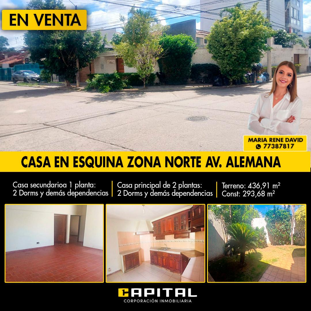 Casa En Venta En Esquina – Zono Norte / Avenida Alemania