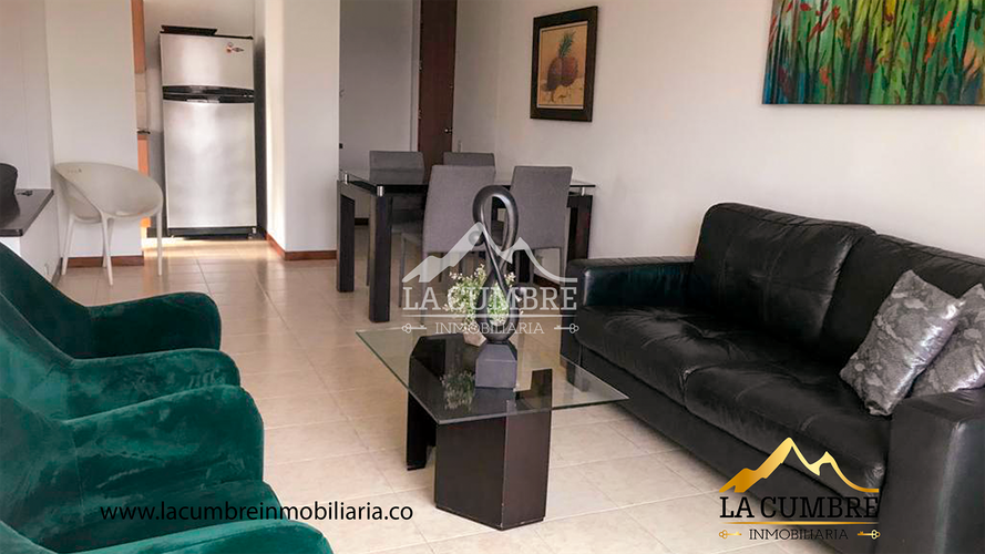 Apartamento de 2 alcobas en arriendo en La Aguacatala, Medellín, 76 m² · foto 3 de 9
