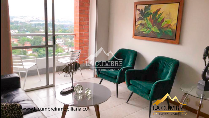 Apartamento de 2 alcobas en arriendo en La Aguacatala, Medellín, 76 m² · foto 4 de 9