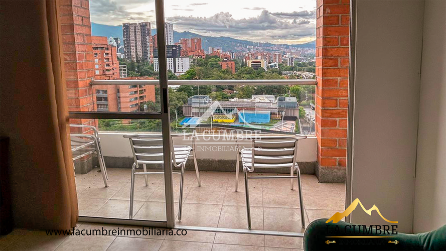 Apartamento de 2 alcobas en arriendo en La Aguacatala, Medellín, 76 m² · foto 5 de 9