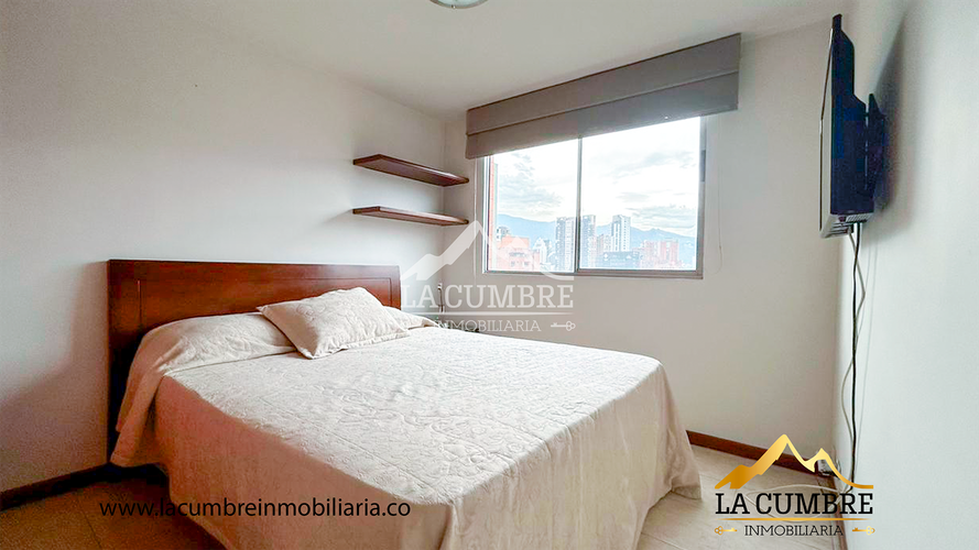 Apartamento de 2 alcobas en arriendo en La Aguacatala, Medellín, 76 m² · foto 8 de 9