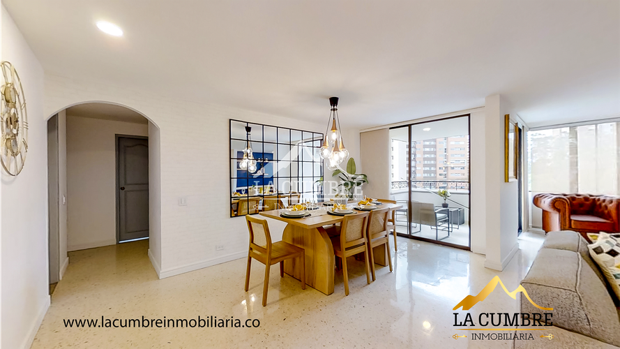 Apartamento de 3 alcobas en arriendo en Los Naranjos, Medellín, 168 m² · foto 2 de 14