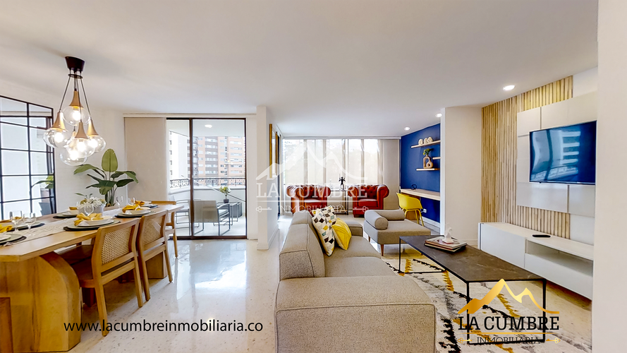 Apartamento de 3 alcobas en arriendo en Los Naranjos, Medellín, 168 m² · foto 4 de 14