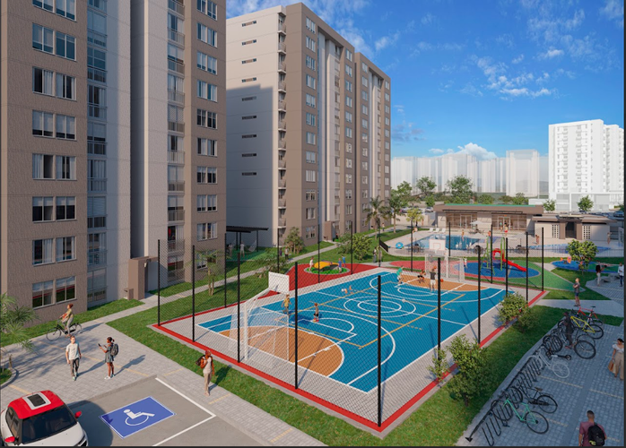 Apartamento de 2 alcobas en venta en Alameda Del Rio, Barranquilla, 51 m² · foto 2 de 24
