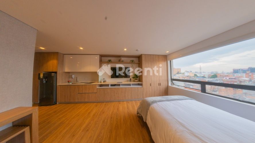Apartaestudio en arriendo en El Recuerdo, Bogotá, 31 m² · foto 2 de 6