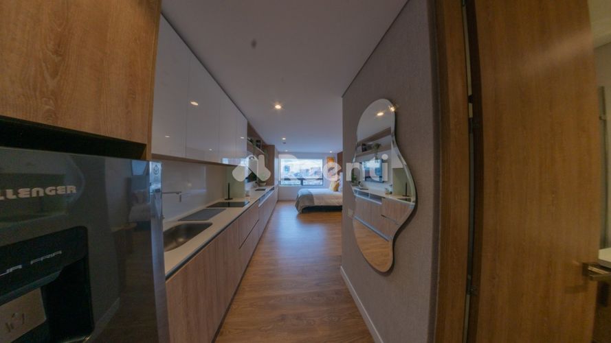 Apartaestudio en arriendo en El Recuerdo, Bogotá, 31 m² · foto 3 de 6