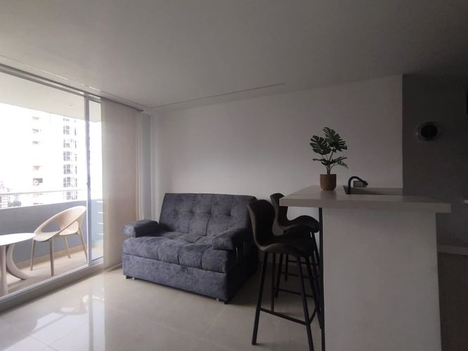 Apartamento de 1 alcoba en arriendo en El Poblado, Medellín, 45 m² · foto 3 de 12