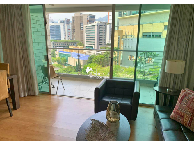 Apartamento de 1 alcoba en venta en La Aguacatala, Medellín, 56 m² · foto 8 de 24