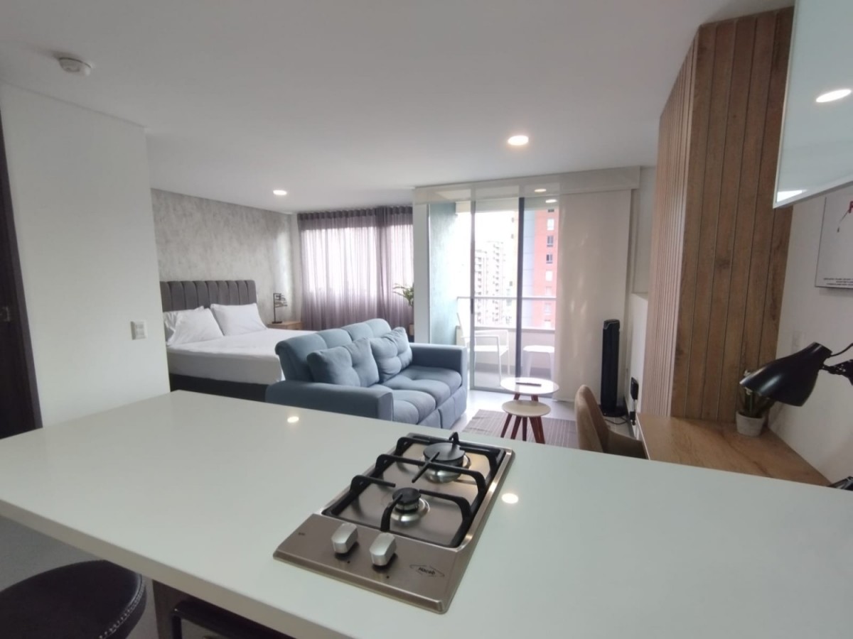 Apartaestudio en arriendo en Ciudad Del Río, Medellín · foto 4 de 14