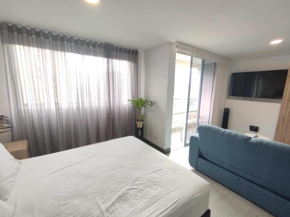 Apartaestudio en arriendo en Ciudad Del Río, Medellín · foto 9 de 14