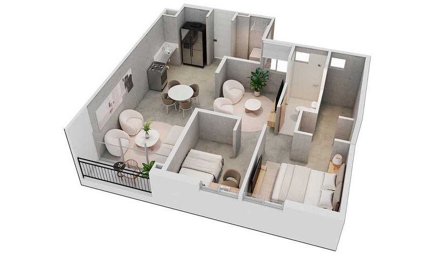 Apartamento de 2 alcobas en venta en La Morada, Jamundí, 60 m² · foto 5 de 12