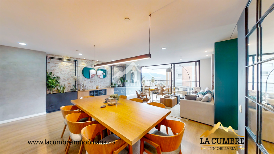 Apartamento de 3 alcobas en arriendo en Loma De Las Brujas, Envigado, 164 m² · foto 2 de 18