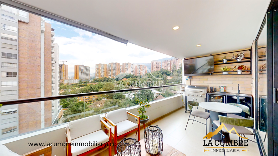Apartamento de 3 alcobas en arriendo en Loma De Las Brujas, Envigado, 164 m² · foto 9 de 18
