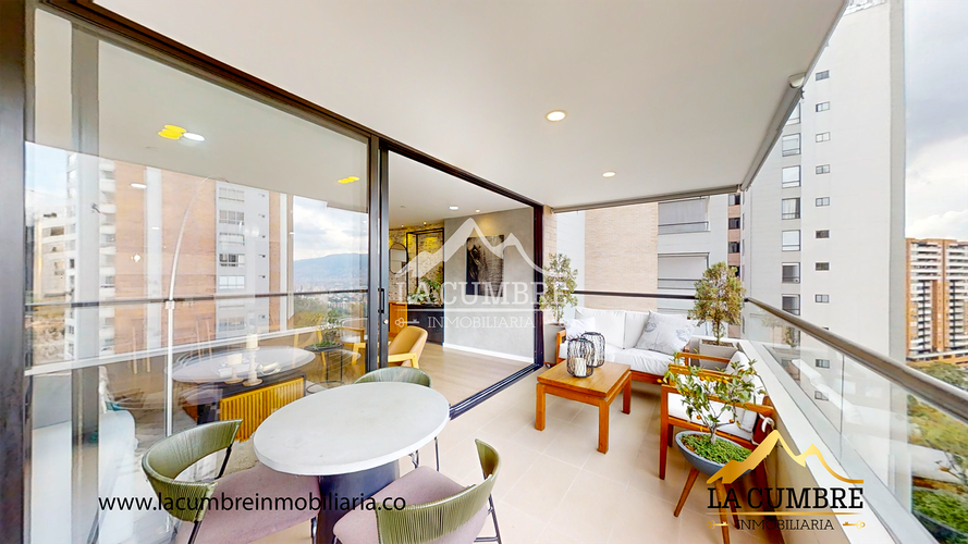 Apartamento de 3 alcobas en arriendo en Loma De Las Brujas, Envigado, 164 m² · foto 10 de 18