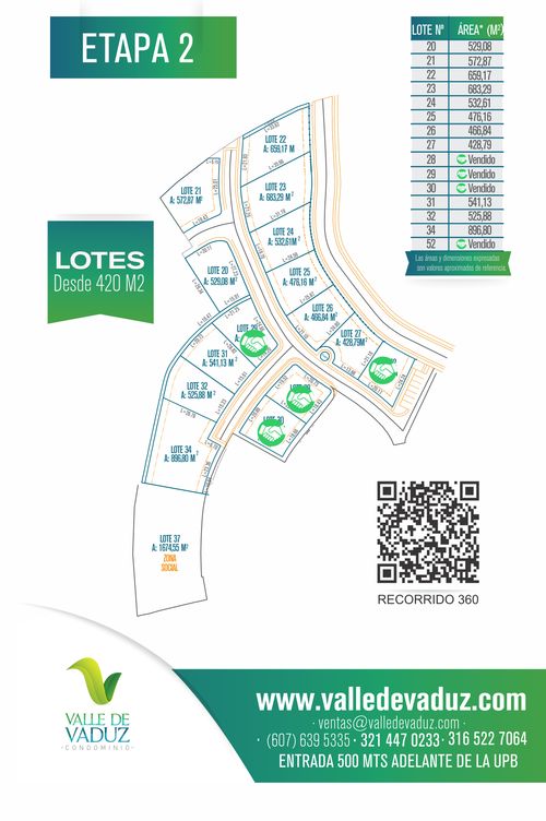Lote en venta en Guayanas, Floridablanca, 428 m² · foto 17 de 17