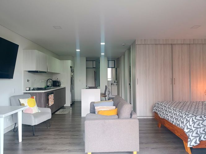 Apartamento de 1 alcoba en arriendo en El Poblado, Medellín, 53 m² · foto 4 de 13