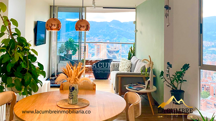 Apartamento de 3 alcobas en arriendo en Los Balsos, Medellín, 85 m² · foto 2 de 7