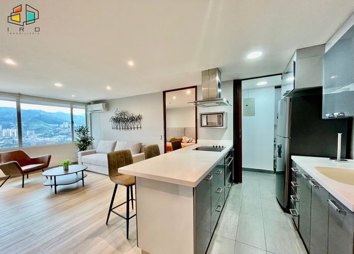 Apartamento de 2 alcobas en arriendo en La Aguacatala, Medellín, 78 m² · foto 2 de 15