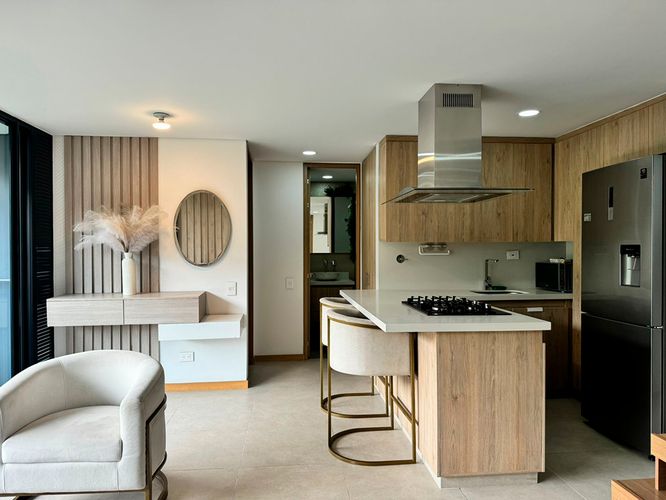 Apartamento de 3 alcobas en arriendo en El Poblado, Medellín, 69 m² · foto 8 de 16