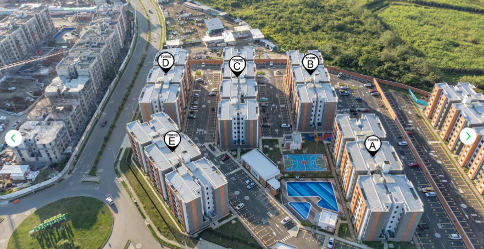 Apartamento de 3 alcobas en venta en Alfaguara, Jamundí, 57 m² · foto 3 de 20