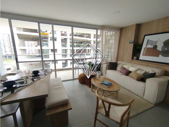 Apartamento de 2 alcobas en venta en Ub. Ojo De Agua, Rionegro, 64 m² · foto 2 de 24