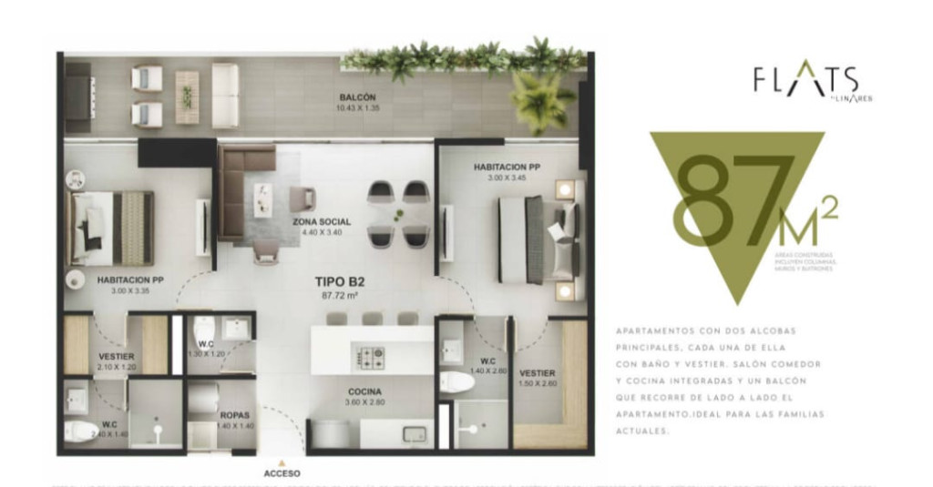 Apartment for sale in El Poblado, Medellín [No disponible] 3