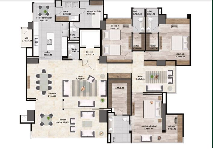 Apartamento en venta en El Poblado, Medellín · foto 12 de 12