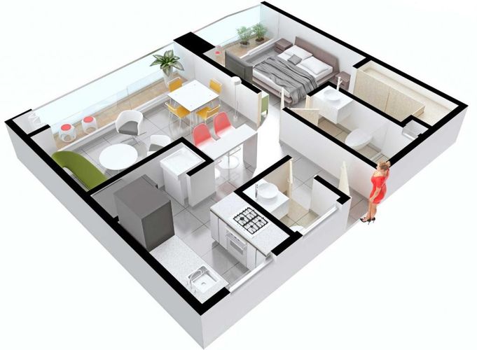 Apartaestudio en venta en Villa Santos, Barranquilla, 52 m² · foto 9 de 9