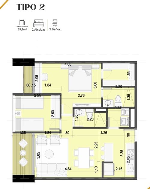 Apartamento en venta en El Oasis, Barranquilla · foto 7 de 7