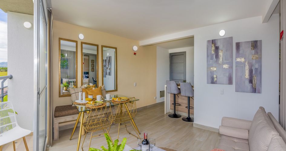 Apartamento de 2 alcobas en venta en Hacienda Santa Cruz, Ibagué, 56 m² · foto 5 de 11